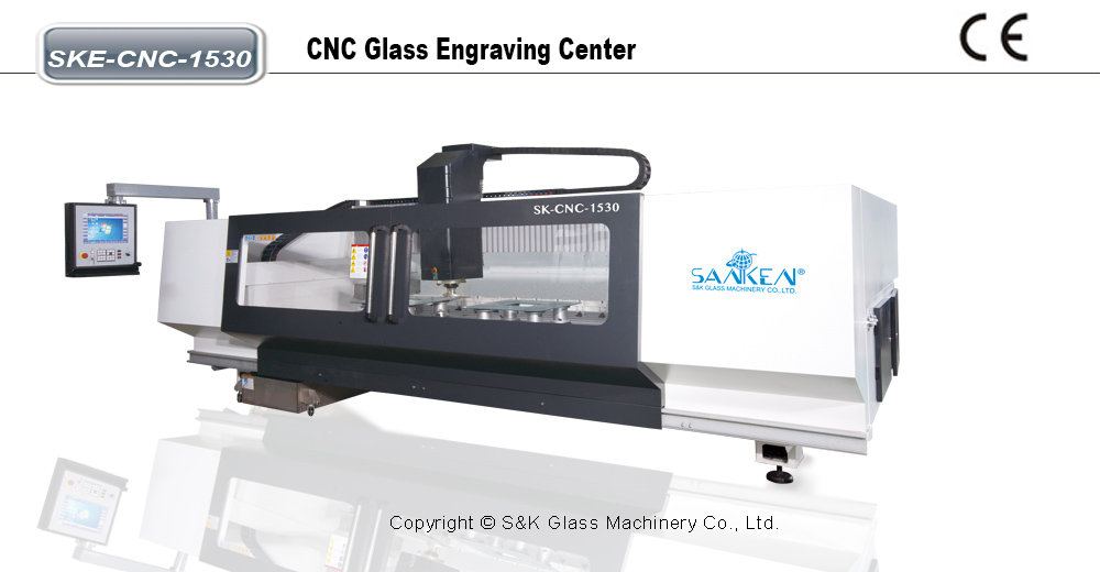 CNC玻璃表面刻花机