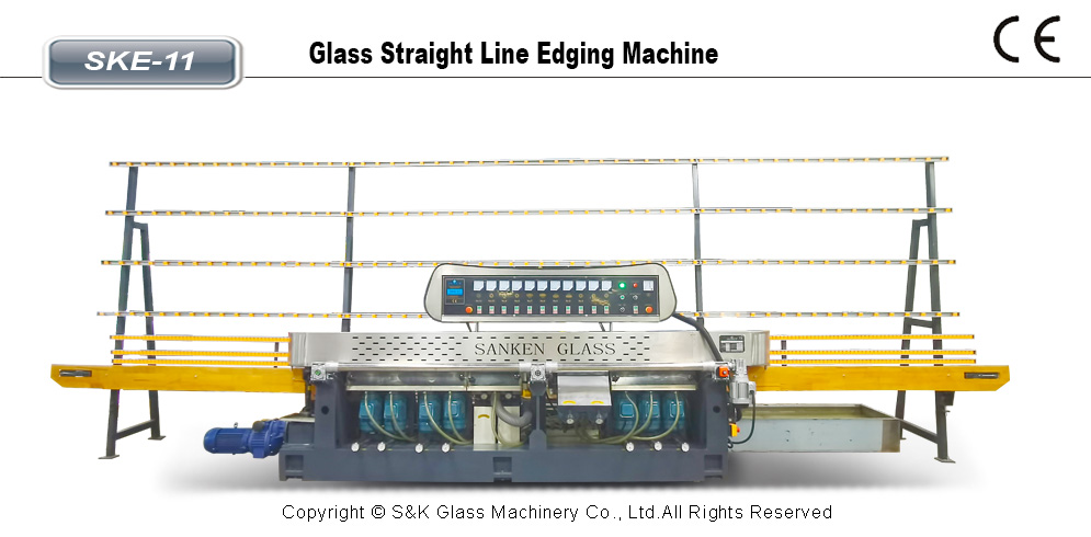 SKE-11 玻璃直线平边磨边机